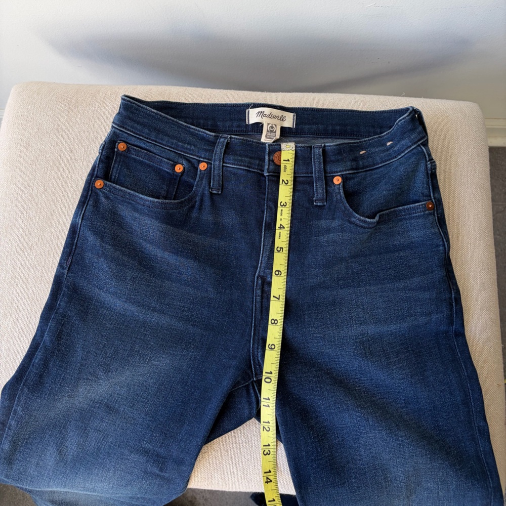 MADEWELL Kick Out Full Length Jeans Size 28 - Picture 7 of 12